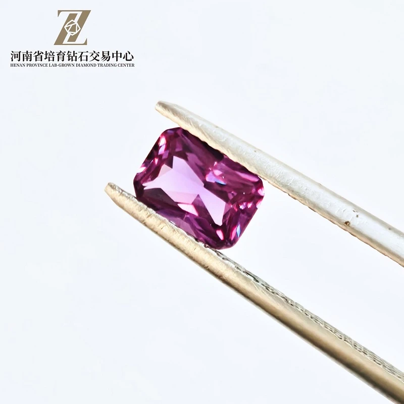 1,164 Carat Lab-Luotu Purple Sapphire Radiant Cut